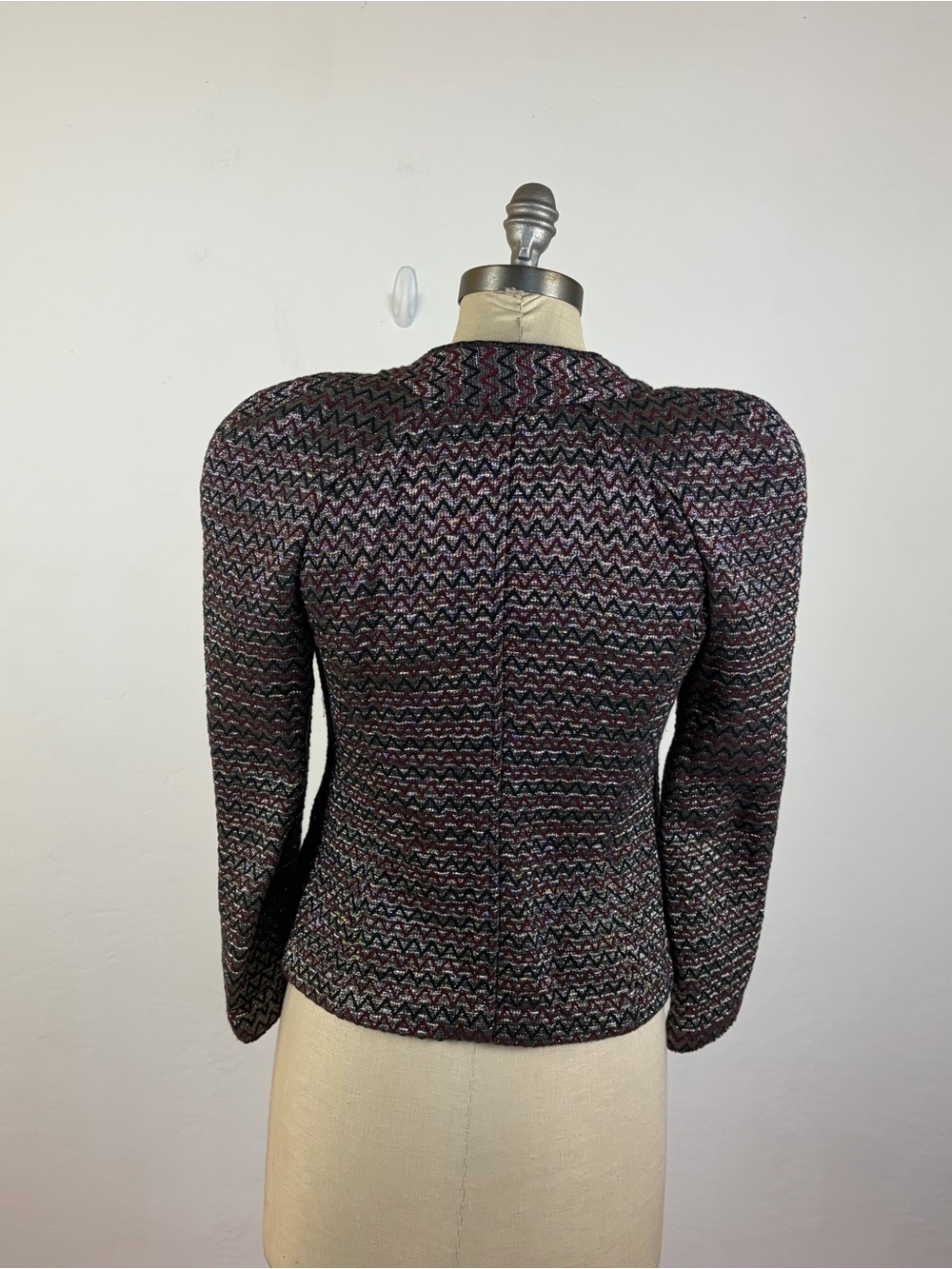 Isabel Marant Metallic Silver Tweed Jacket - Picture 5 of 7